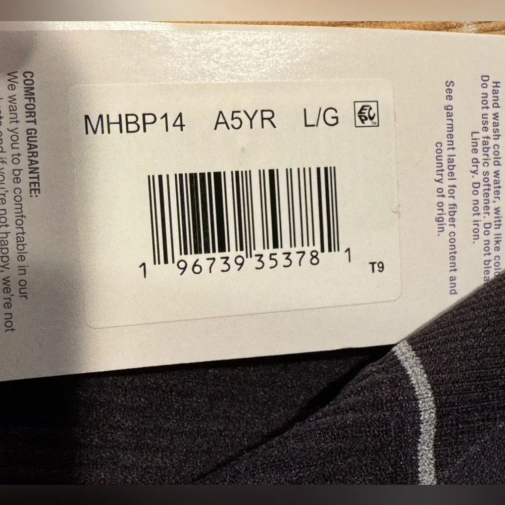 NWT HANES Black and Tan Boxer Brief Duo